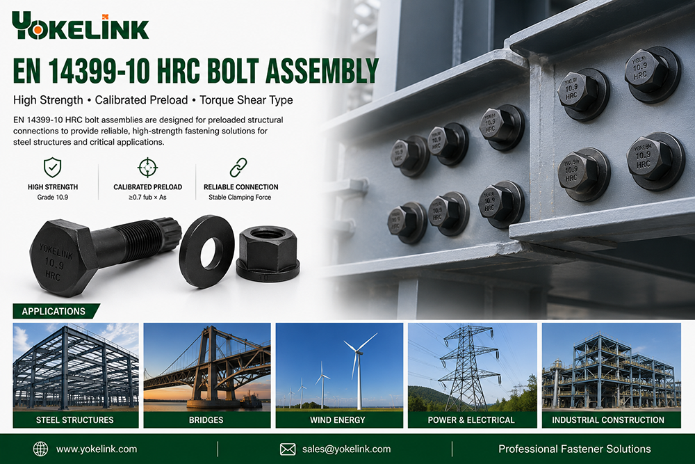 EN 14399-10 HRC Structural Bolts Application (1)