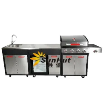 2022 Hot Selling Outdoor Fridge Gas Grill Outdoor Kitchen