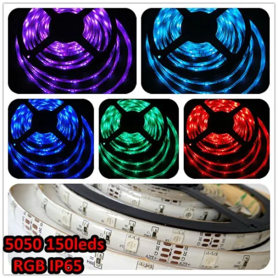 smd5050 rgb 30leds/m 5m smd rgb strip IP65