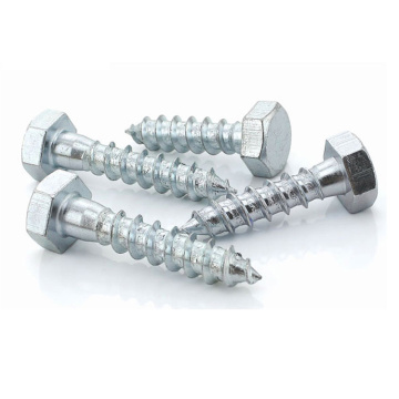 Heavy Duty hex wood screws ,Carbon steel