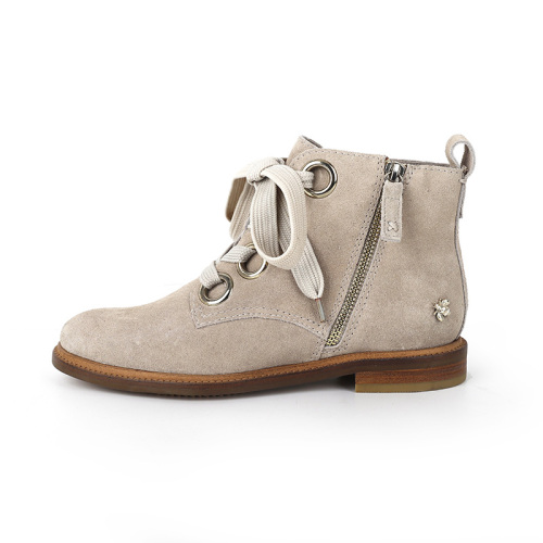 Fashion Suede Lace-Up Ankle Boots