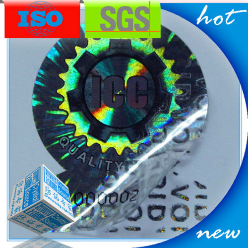 Hologram 3d Tamper Seal Evident