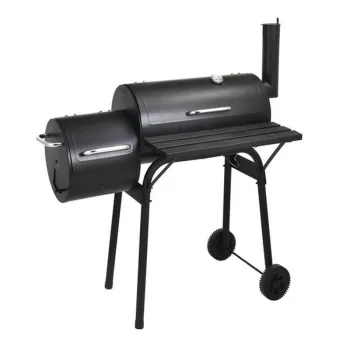 Factory Price Large barbecue oven with chimney grill outdoor charcoal oven BBQ Grill.