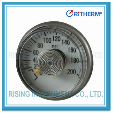 (1185025)Mini pressure gauge with spiral copper tube