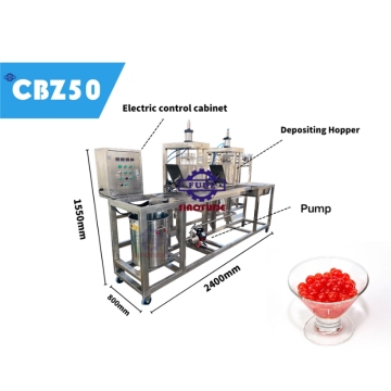 High Capacity Semi-Automatic Popping Boba Production Line Manufacturing Solutions