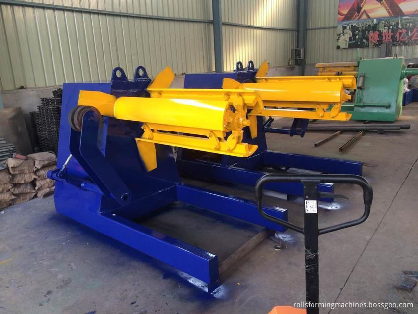 5 tons hydraulic decoiler