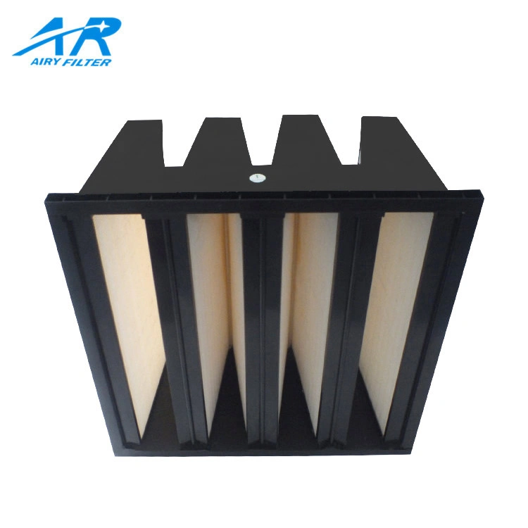 V- Cell 4 Bank Air Filter for Air Conditioning and Air Heating Ventilation