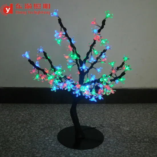 table decorate led mini cherry tree lights