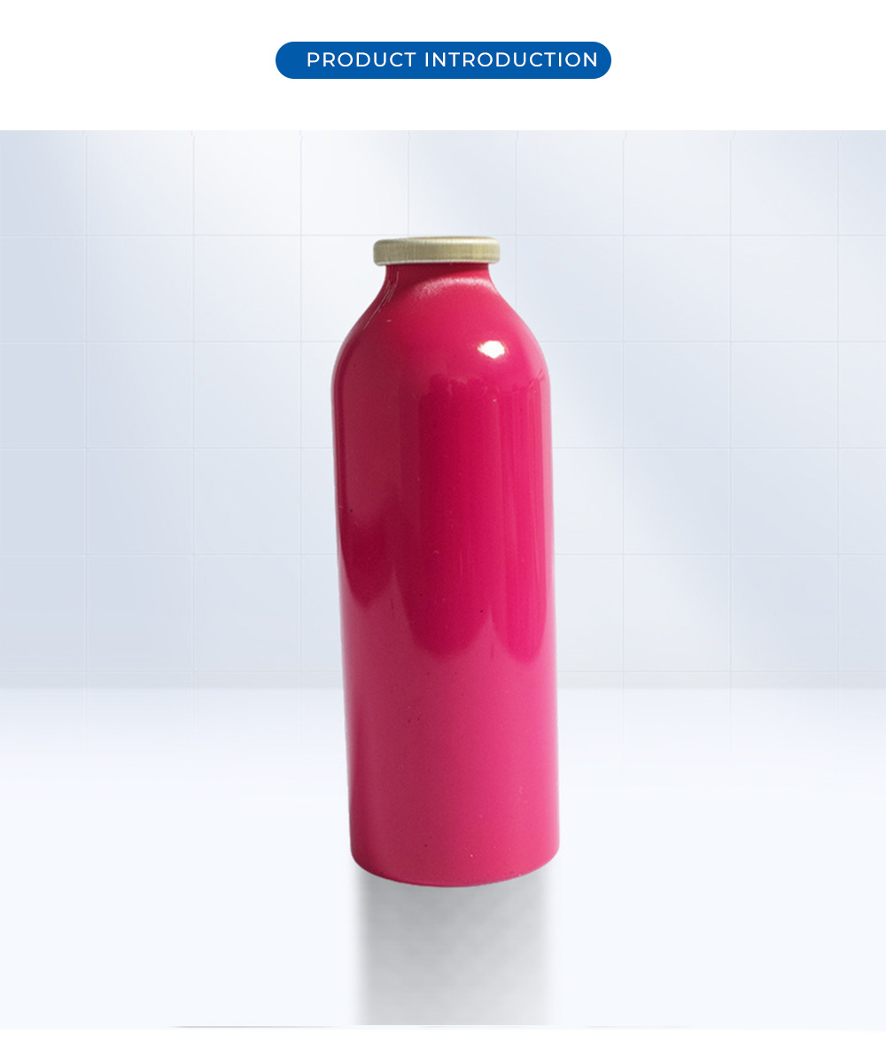 Magenta Painted Aluminum Aerosol Can X