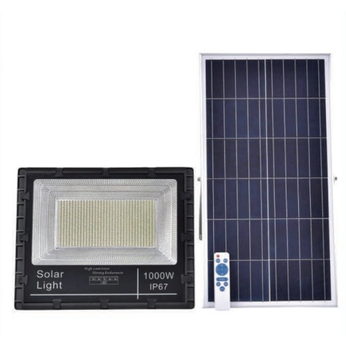 Solar-Powered Flood Light for Garden Use