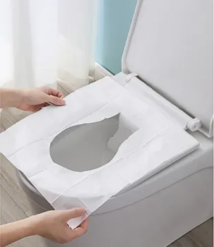 Flushable Disposable Toilet Seat Covers for Clean Toilets at Home, Commercial Spaces, Travel, and for Kids
