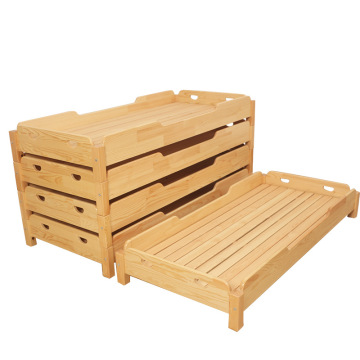 Wholesale Customized Solid Wood Cribs and Stack Beds for Kindergarten