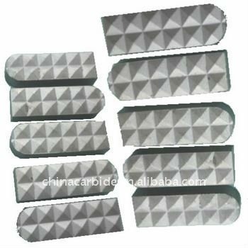 carbide inserts brazed in drill chuck for diamond drilling