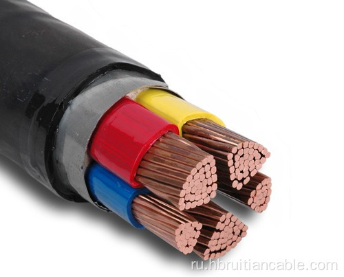 70 -мм 4 -сердечный подземный кабель кабеля