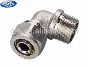 Brass Compression Fittings for Pex-Al-Pex Pipes - Male Elbow