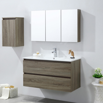 Gabinete de tocador de baño con fregadero y escritorio de maquillaje