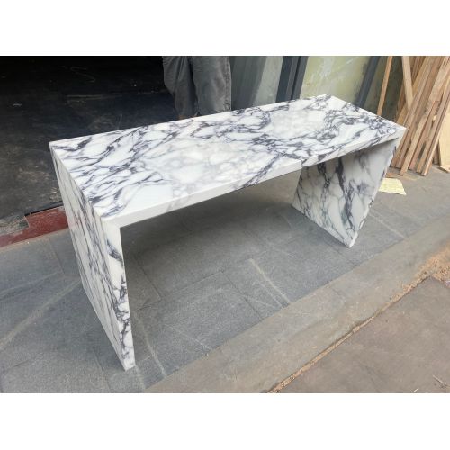 Modern Luxury Genuine Marble Hallway Decor Console Table