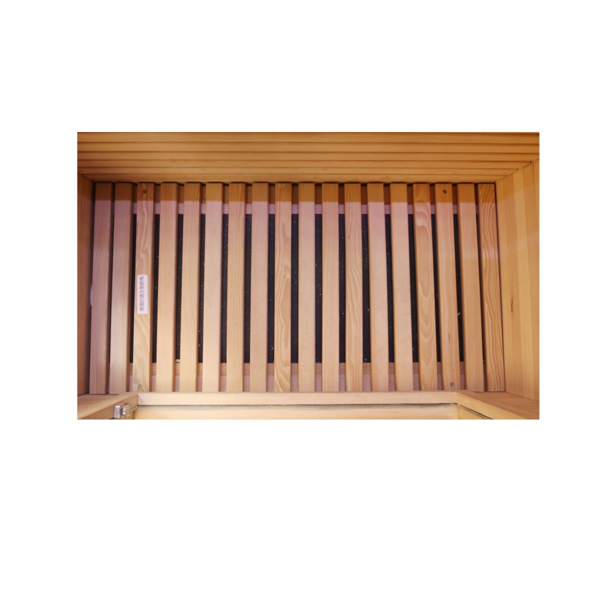 Infrared sauna room display