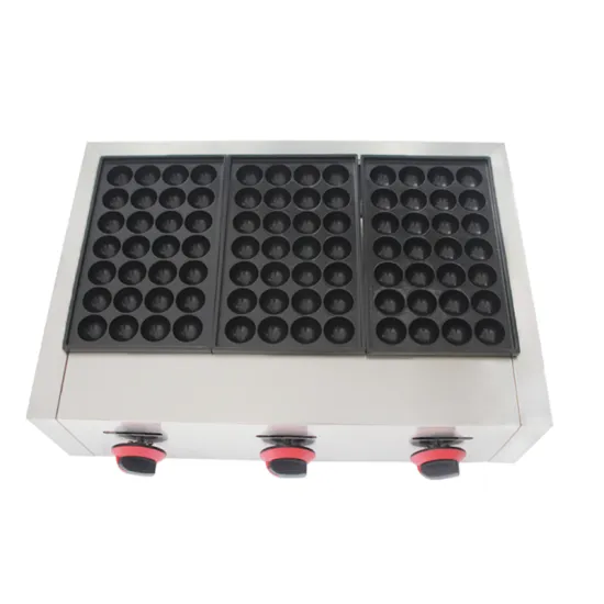 Electric 84 Holes Fish Ball Oven Gas Takoyaki Maker for Snack Machines (220V)