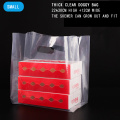 small transparent bag + box