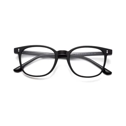 Hot Selling Anti-Blue Light Spectacle Lenses: Optical Glasses in Black for Myopia Relief