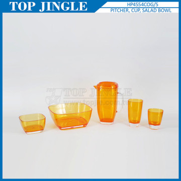 Skillful Manufacture Orange Square Shape Container Set