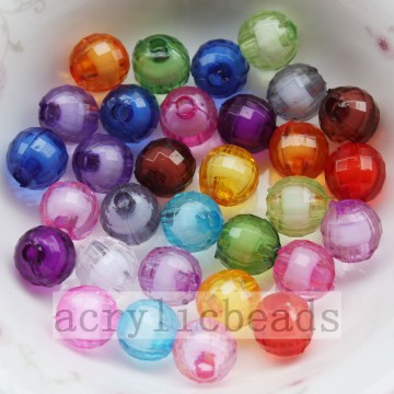 Hot sell clear earth shape jewelry bead in bead