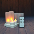 Rechargeable Flameless Tea Lights With Remote Control