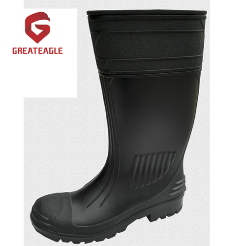 Υψηλής ποιότητας χαλύβδινες μπότες ασφαλείας βροχής από PVC