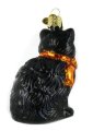 Halloween Style Cat Blown Ornamen Kaca Ornamen Natal