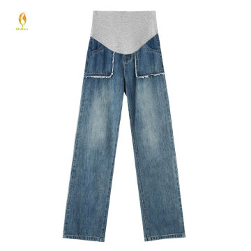 Wholesale High-Waist Elastic Maternity Leggings for Comfortable Pregnancy