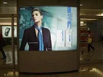 Indoor And Outdoor Light Box Advertising Backlit Film Printing In Subway, Shopping Center