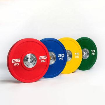Dinuo Factory High-Quality Gym Bumper Weight Plates: 2.5kg, 5kg, 10kg, 15kg, 20kg, 25kg - Ideal for Home Gym