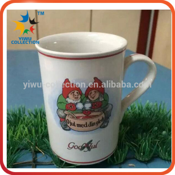 2016 promotional white coffee mugs with spoon
