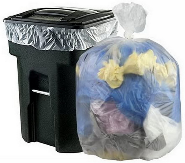 Black Trash Bag Heavy Duty Garbage Bags 55 Gallon Trash Bags