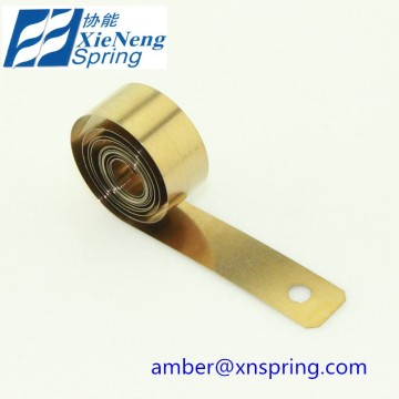 stainless steel flat retractable coil spring for curtain
