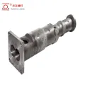 Mababang Presyo RA0.4 Surface Roughness Coated Steel Twin Screw Double Barrel