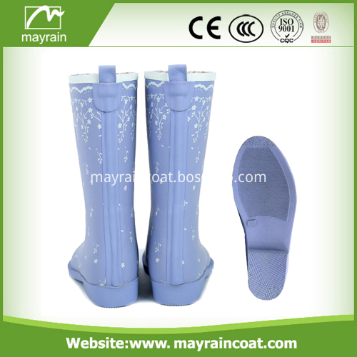 Light Blue and Purple Rain Boots Light Blue and Purple Rain Boots