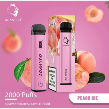 Gunnpod 2000 Puffs Vape Vaporizer