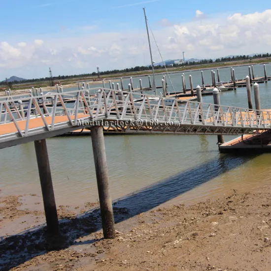 Marina Aluminum Pontoon Boat Floating Platform with Dry Dock/Air Berth