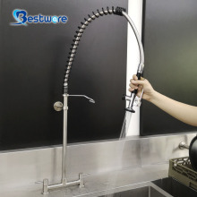 Stainless Steel Flexible Pull Out Kitchen Faucet