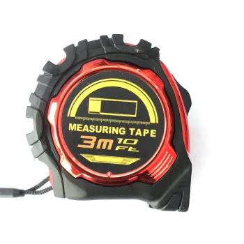Popular Custom Logo Measuring Tape: 3M, 5M, 7.5M, 10M Options in Self-Lock Steel ABS Case with Rubber Coat