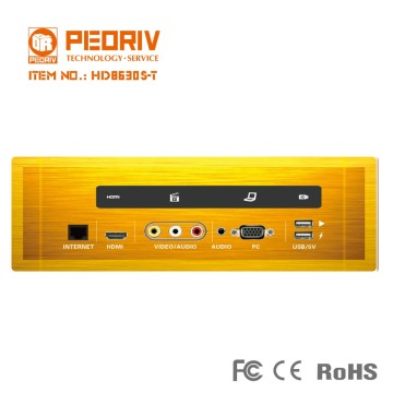 Peoriv 2015 Media Hub HD8630-T brushed metal single cable connection