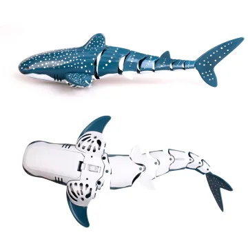 Factory Wholesale Waterproof RC Whale Shark Boat with Twin Propellers - 2.4G 4-Channel Remote Control Ship