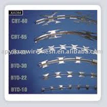 Razor wire (concertina wire)