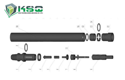 Custom Rock Dth Drilling Tools Tungsten Carbide Inserts Dth460