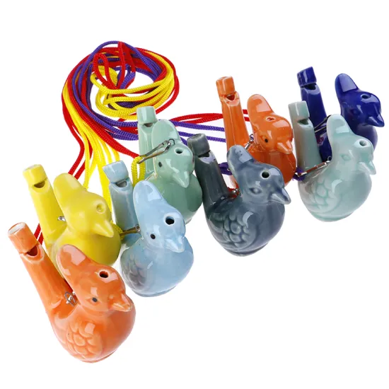 Ceramic Water Bird Whistle Drawing Bathtime Musical Toy for Kid Early Learning Educational Children Gift Toy Musical Instrument