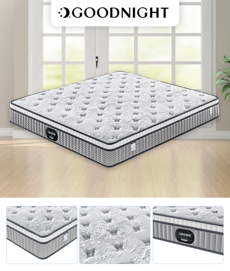 Bonne nuit Matelas de poche à ressort moderne Matelas de matelas de printemps moderne pour lits OEM / ODM