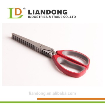5 blades scallion scissors kitchen scissors
