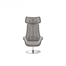 Office Headrest Swivel Fabric Visitor Lounge Armchair
